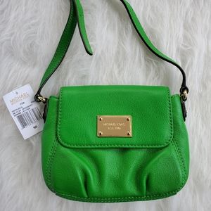 NWT Michael Kors Pebbled Leather Small Crossbody